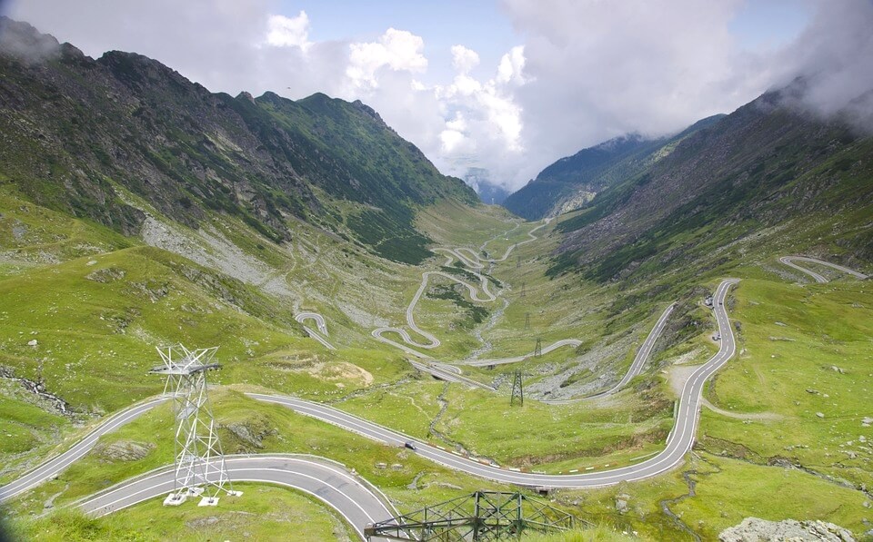 carretera Transfagarasan en Rumanía