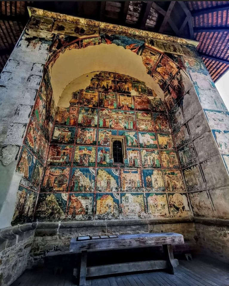 Pinturas Monasterio Arbore Rumanía