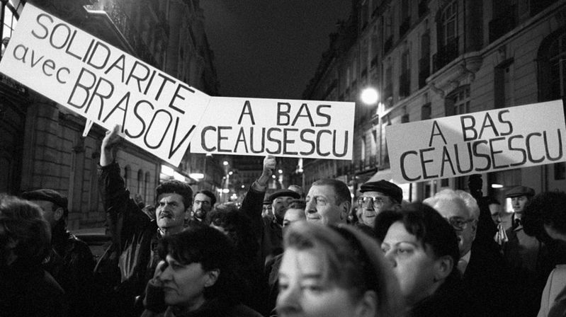 Protesta Nicolae Ceausescu