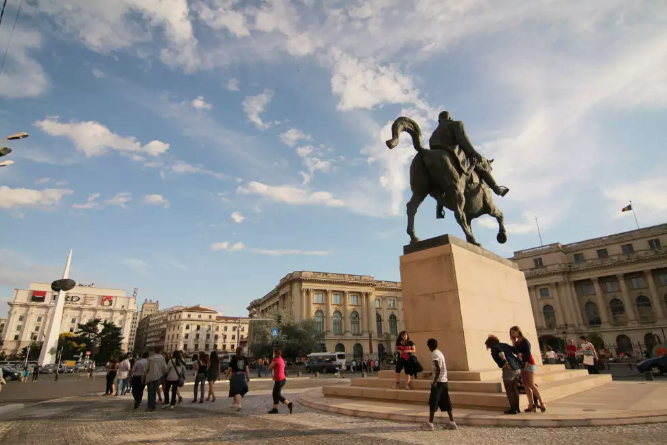 Plaza de la Revolución en Bucarest